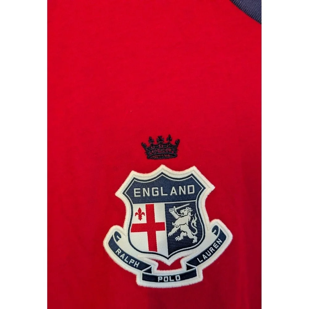 Polo Ralph Lauren  England Crest 24 Crewneck T-Shirt  Men's SMALL  NEW